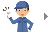 施工する人のイラスト